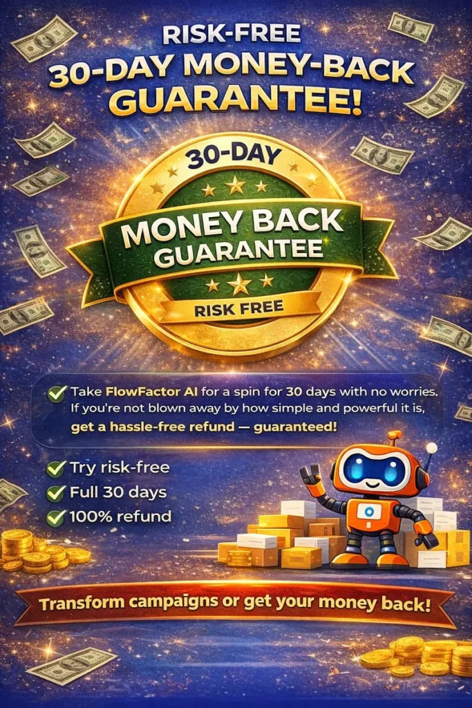30-Day Money-Back Guarantee FlowFactor AI