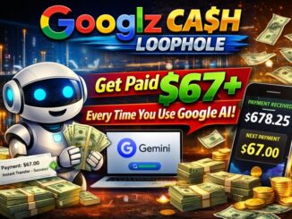 Googlz Cash Loophole – Get Paid $67 Every Time You Use Google