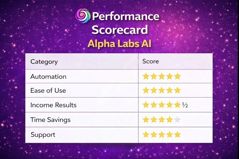 Performance Scorecard Alpha Labs AI