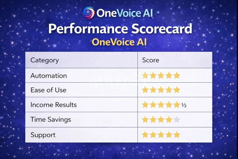 Performance Scorecard OneVoice AI