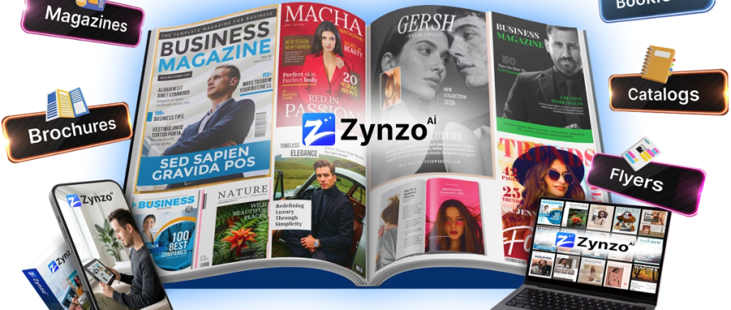 Zynzo AI: Create Sell-Ready Digital Publications Instantly
