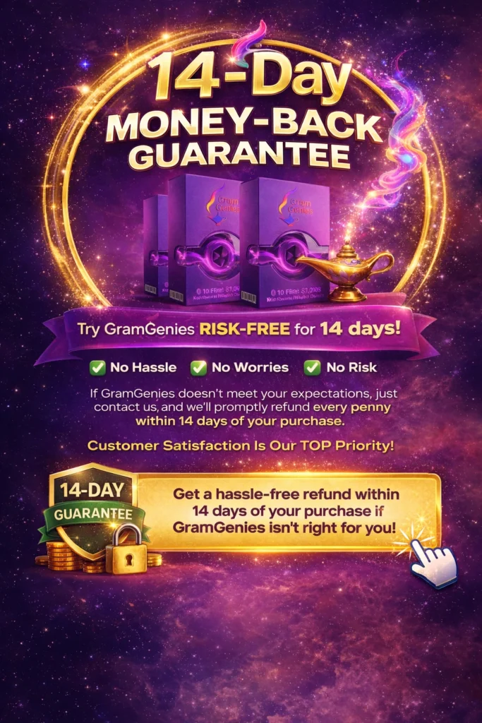14-Day Money-Back Guarantee GramGenies