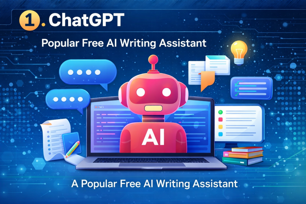 Best Free AI Tools for Beginners – ChatGPT AI writing assistant